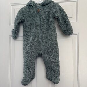 Cozy Green Kids One Piece